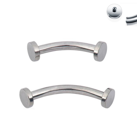 Flat back curved barbell on sale