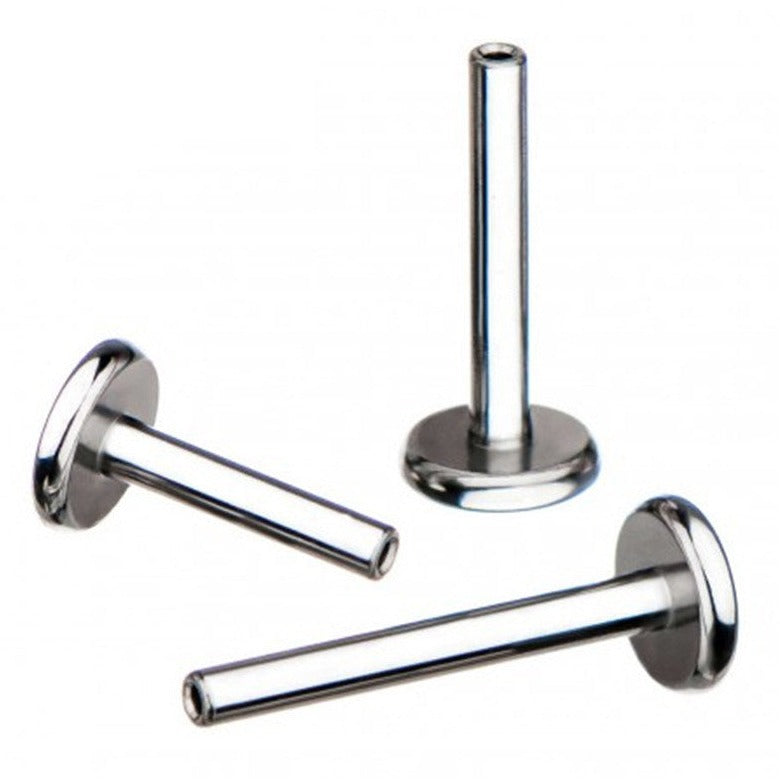 Steel 4mm Base Internally Threaded Labret Shaft