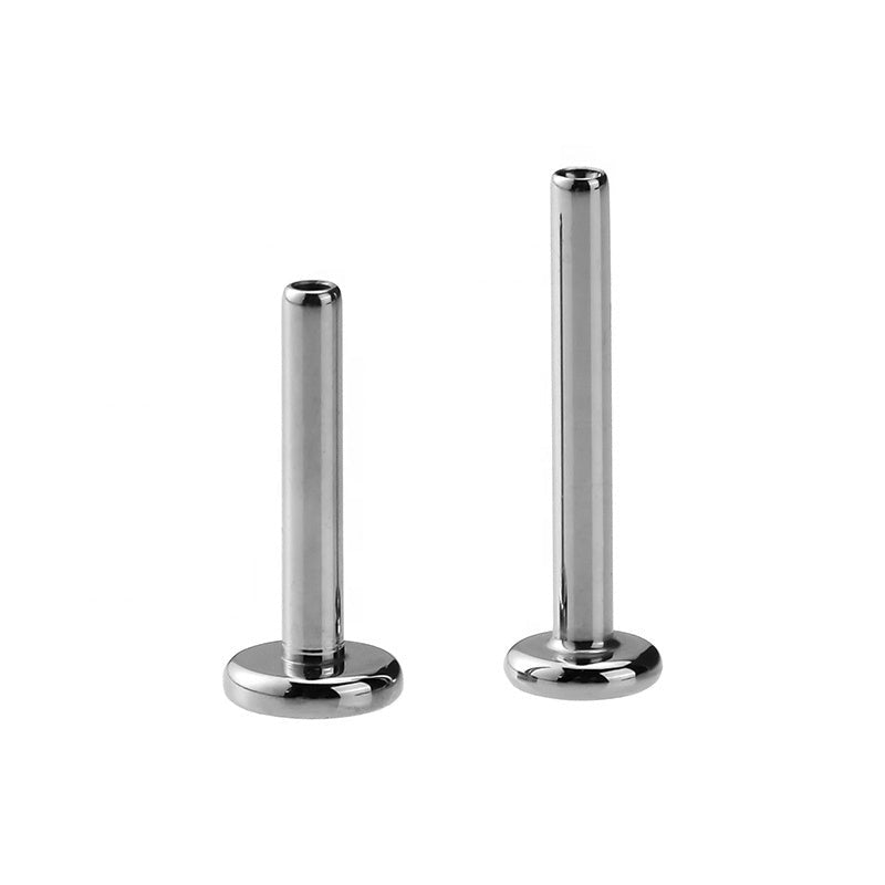 Steel 4mm Base Threadless Push In Labret Shaft