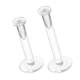 16G Invisible Push Top Labret Retainer