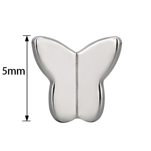 G23 Titanium Threadless Push In 3D Butterfly Top