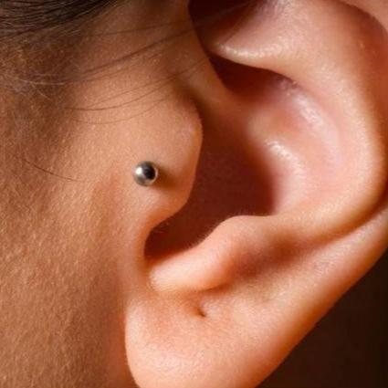 16G 18G 20G Threadless Push In Ball Labret