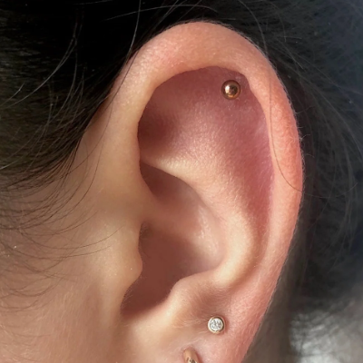 G23 PVD Titanium Ball Tragus Labret