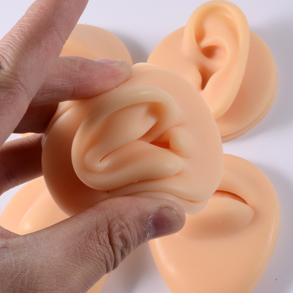 Light Skin Silicone Body Part Display with Stand