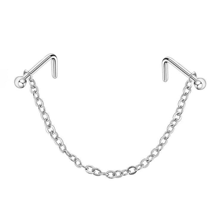 Steel Nose Bridge Ear Connector Chain