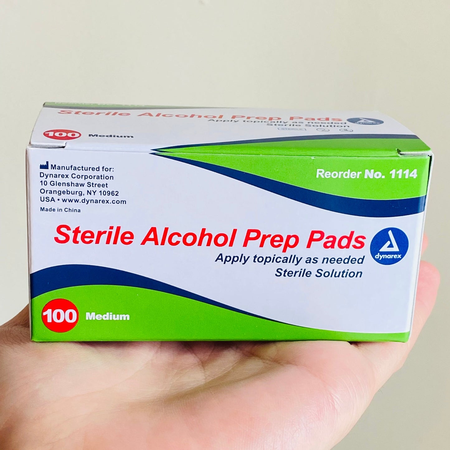 Alcohol Prep Pad Wipe (100pc/Box)