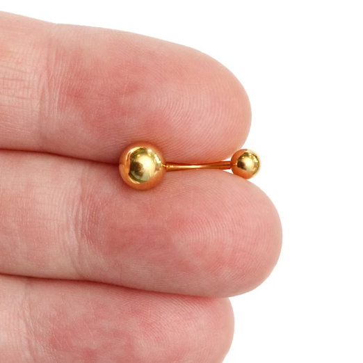 G23 PVD Titanium Ball Belly Ring