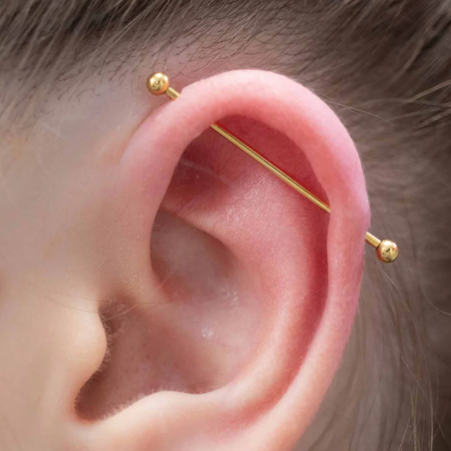 G23 PVD Titanium Ball Industrial Barbell