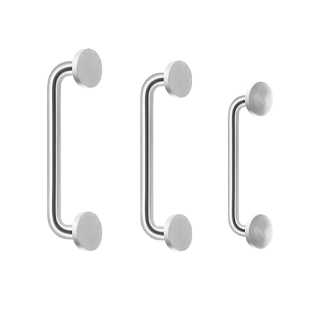 Steel Flat Disc 90 Degree Staple Surface Barbell