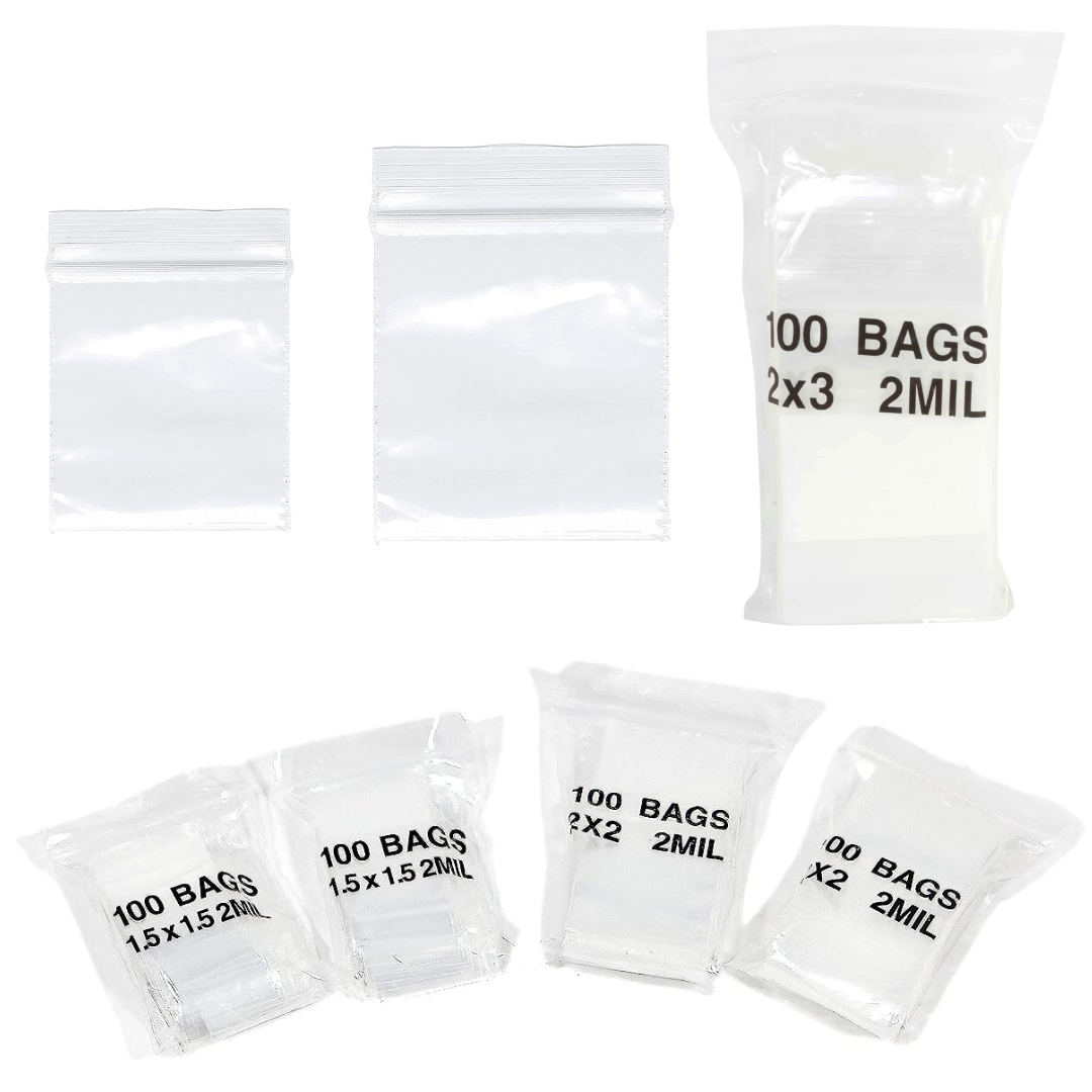 1000 Wholesale Clear Plastic Bags Self Seal Resealable Bags - All