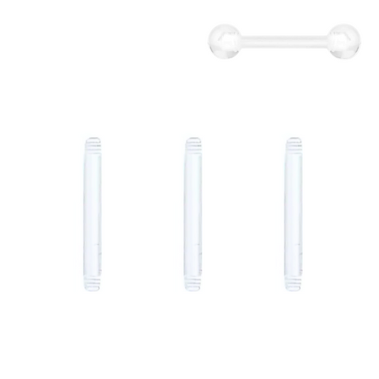 PTFE Flexible Externally Threaded Barbell Shaft Post