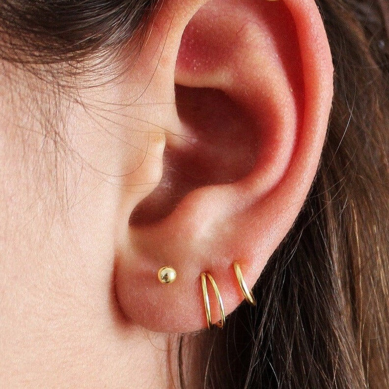 G23 PVD Titanium Ball Tragus Labret