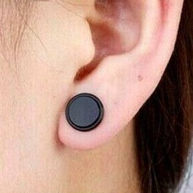 16G Black Acrylic 0G Cheater Ear Plug