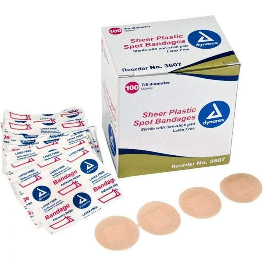 Sterile Round Circle Spot Bandages (100pc/Box)