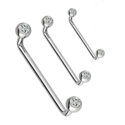 CZ Steel Ball 90 degree Staple Surface Barbell