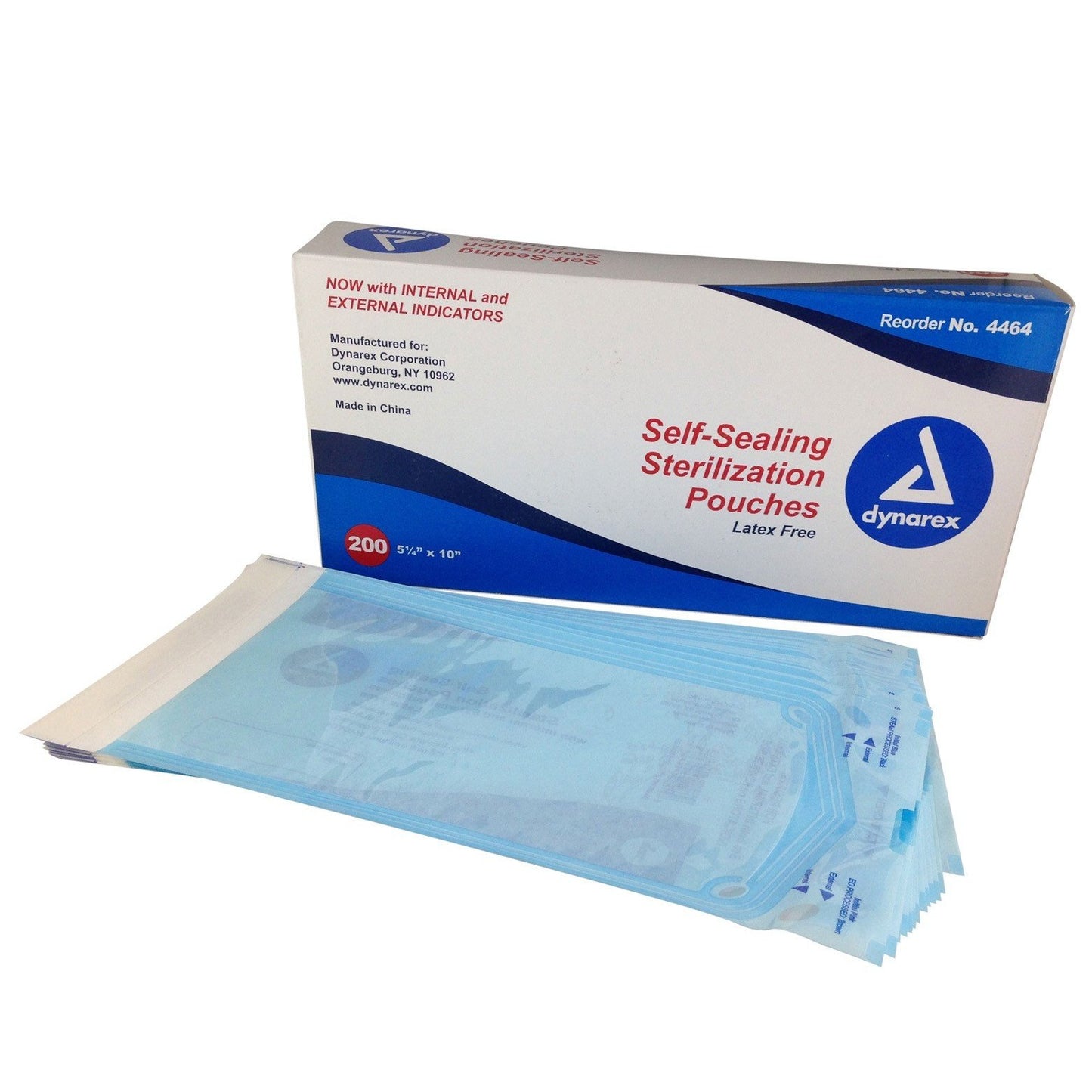 Self Seal Sterilization Pouch 5.25"x10" XL (200pc/Box)