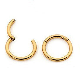 Wholesale Body Jewelry Titanium Segment Hinged Clicker