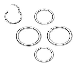 Surgical Steel Hinged Segment Clicker Ring