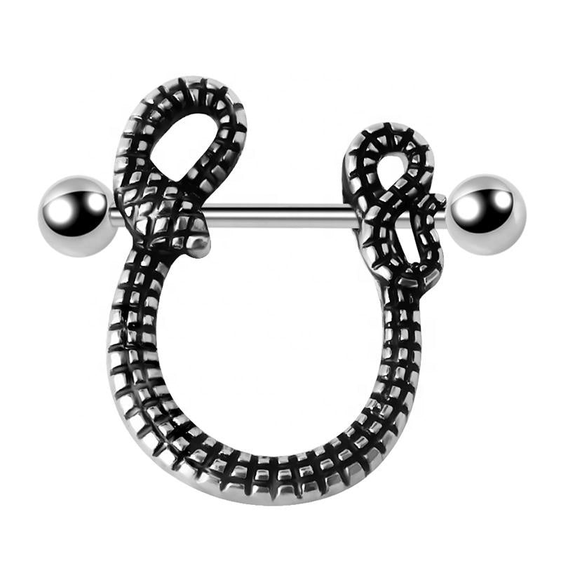 Steel Snake Nipple Ring – APM