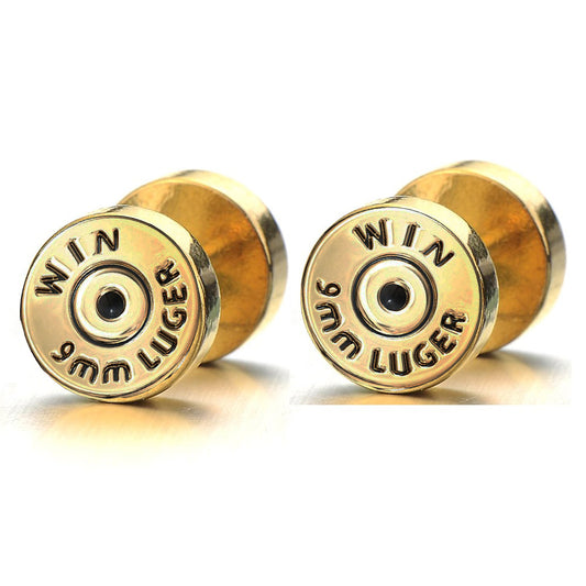 Gold Titanium Bullet Back Cheater Plug