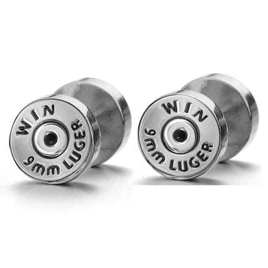Stainless Steel Bullet Back Cheater Plug