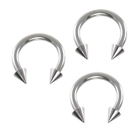 12G Steel Spike Horseshoe