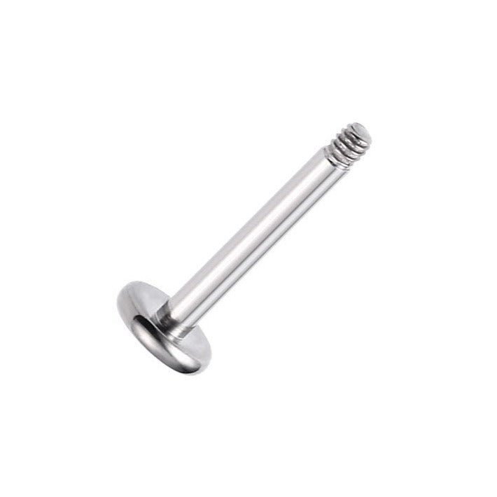 G23 Titanium 4mm Base Externally Threaded Labret Shaft