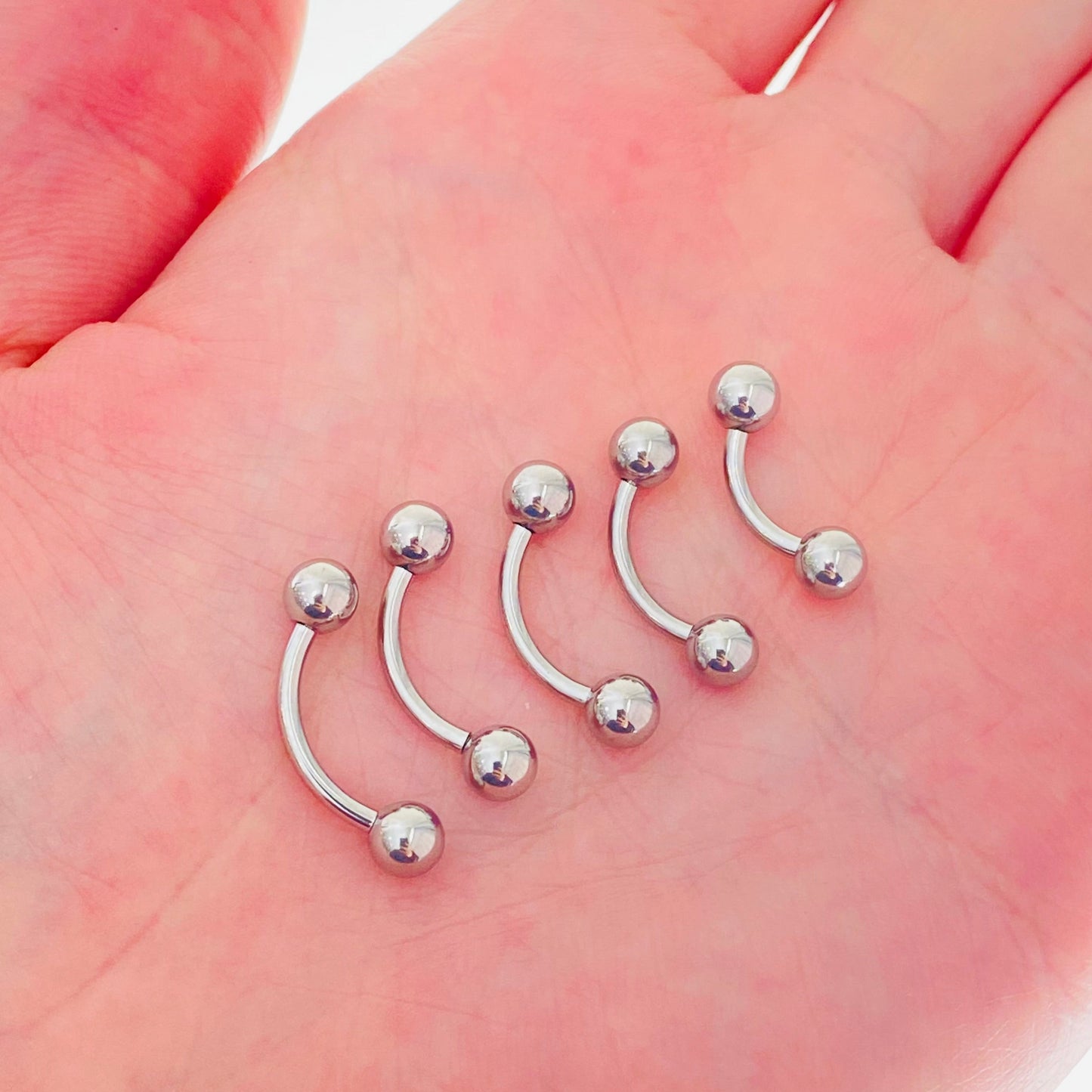 14G Internally Threaded Curved Barbell