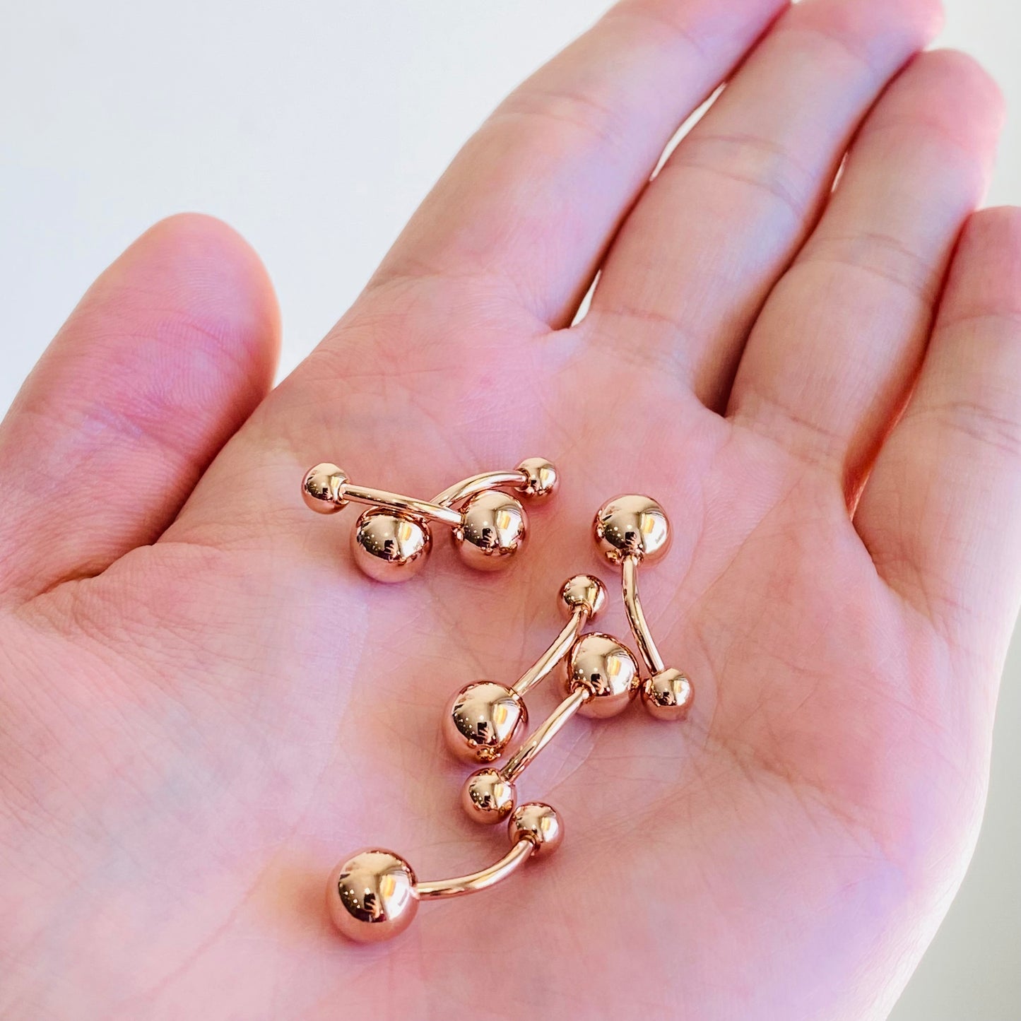 Rose Gold Ion Plated Belly Ring