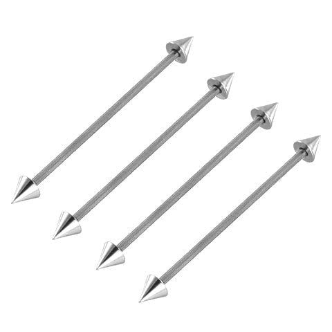 Steel Spike Industrial Barbell