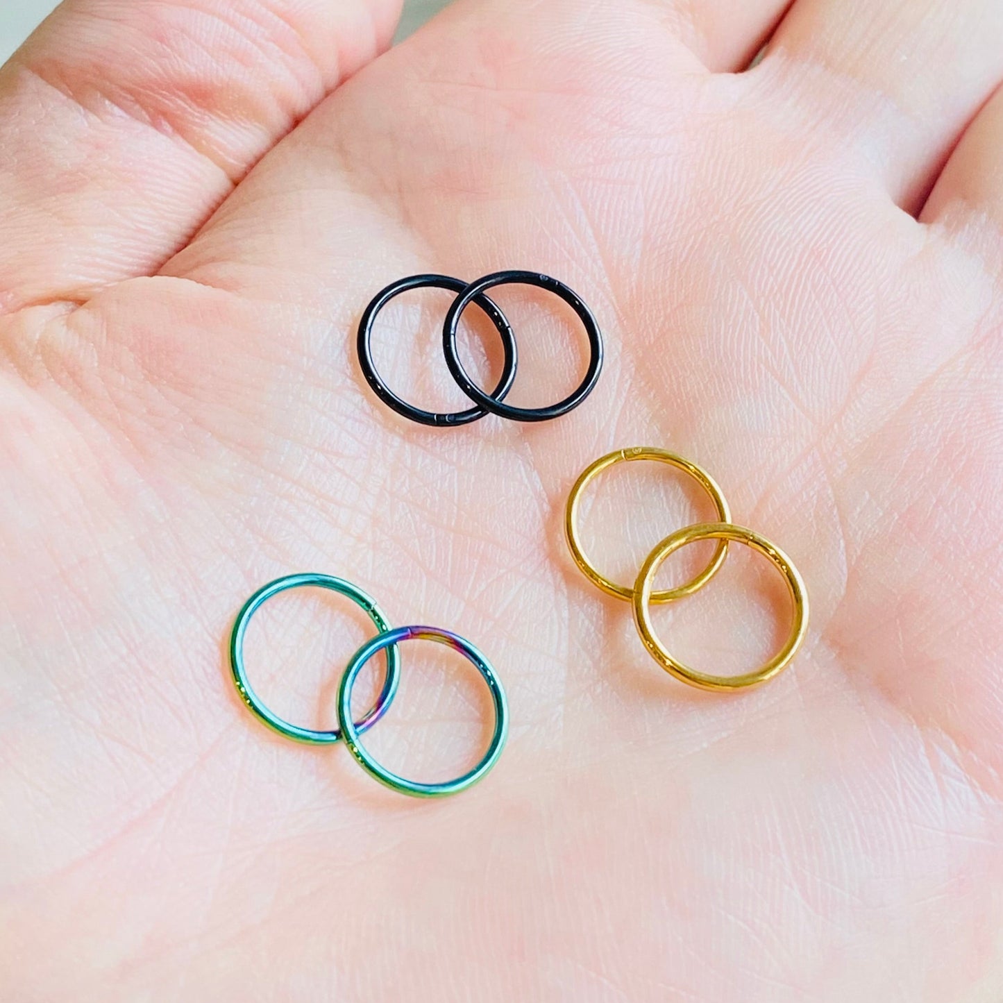 18G Ion Plated Hinged Segment Ring