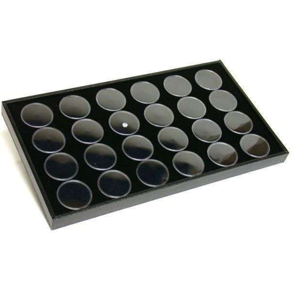 Black Display Tray & Gem Jar Set [S/M/L]