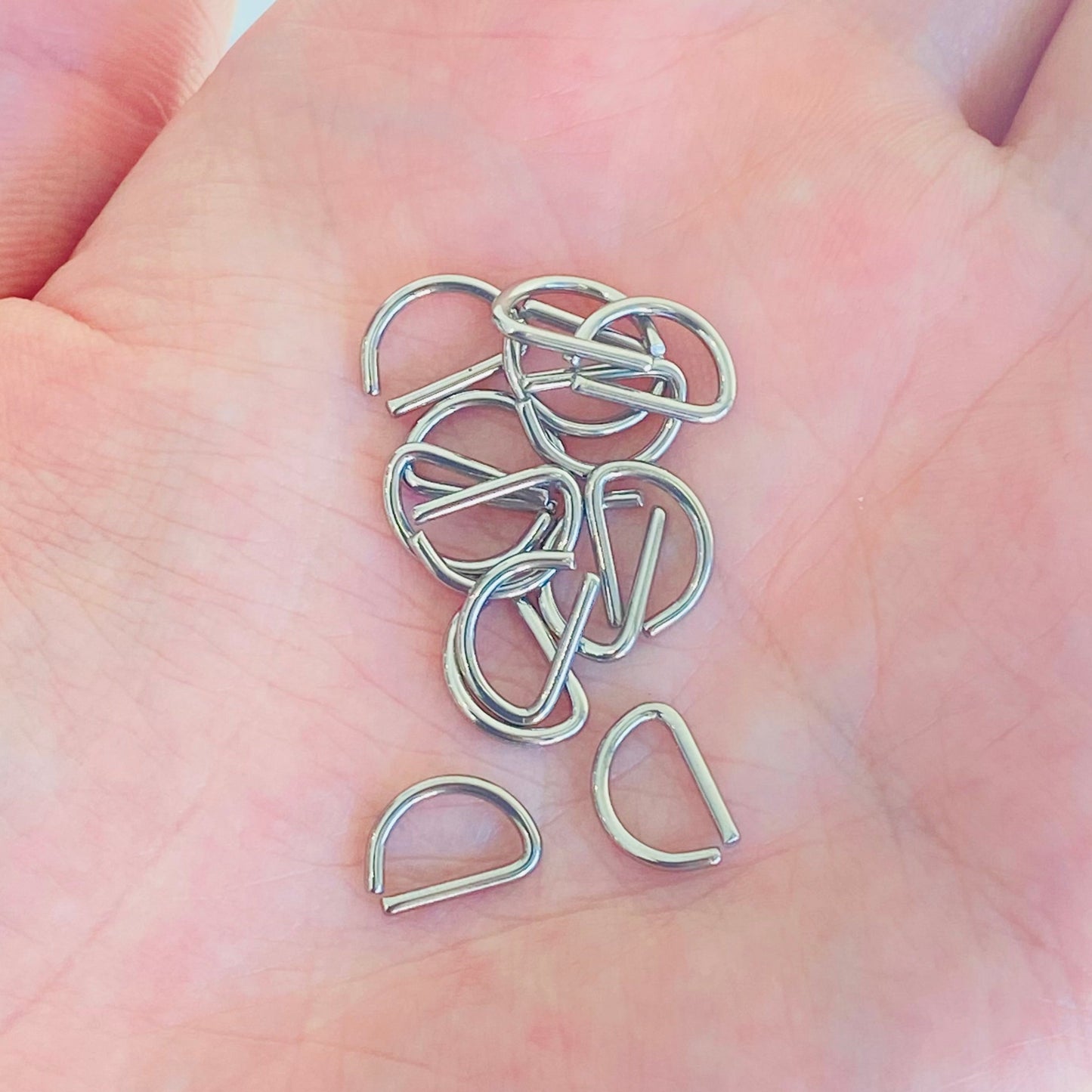 D Shaped Steel Septum Ring
