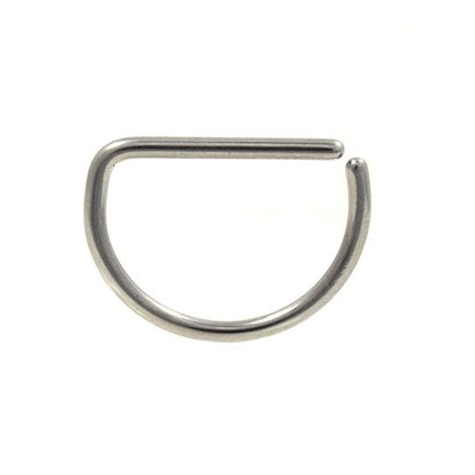 D Shaped Steel Septum Ring