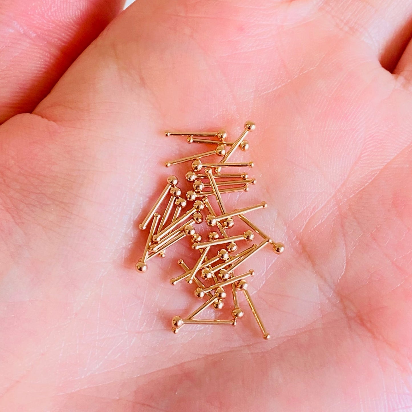 Rose Gold Steel Ion Plated Ball Nose Stud