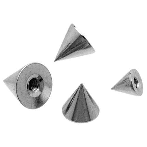 Steel Spike Cone Externally Threaded Top