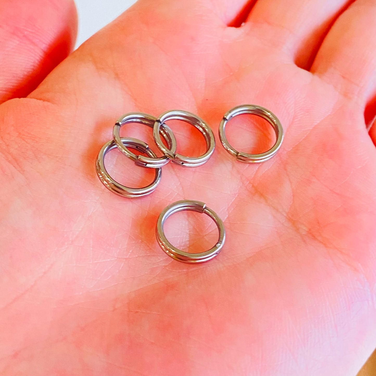 G23 Titanium Double Stack Hoop Hinged Segment Clicker Ring
