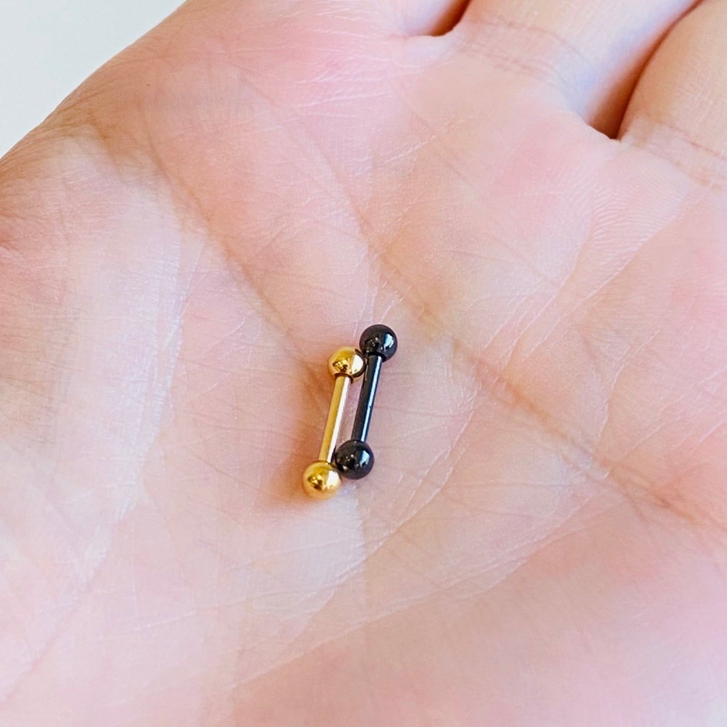 Ion Plated Steel Ball Micro Barbell
