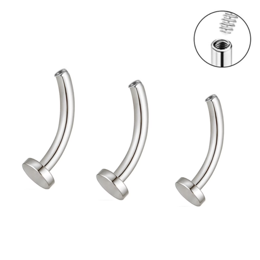 Internally Threaded Steel Curved Base Post