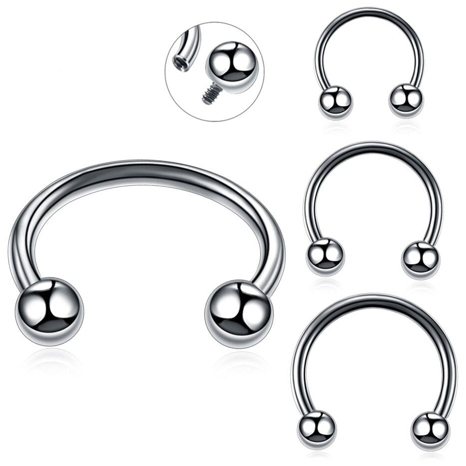 Steel Internally Threaded Ball Horseshoe Circular