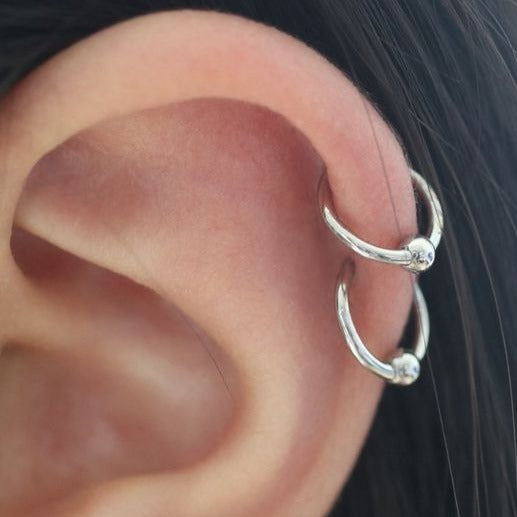 G23 Titanium Captive Bead Ring