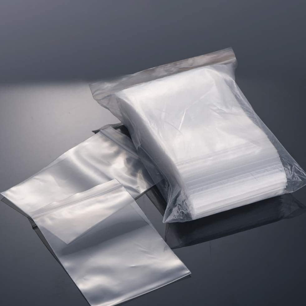 100Pcs Small Zip Lock Baggies Plastic Packaging Bags Small Storage