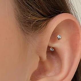16G Double Gem Curved Barbell