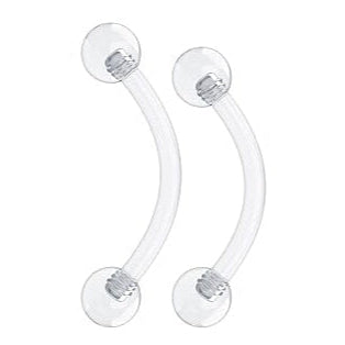 Flexible Ball Eyebrow Curved Barbell Retainer