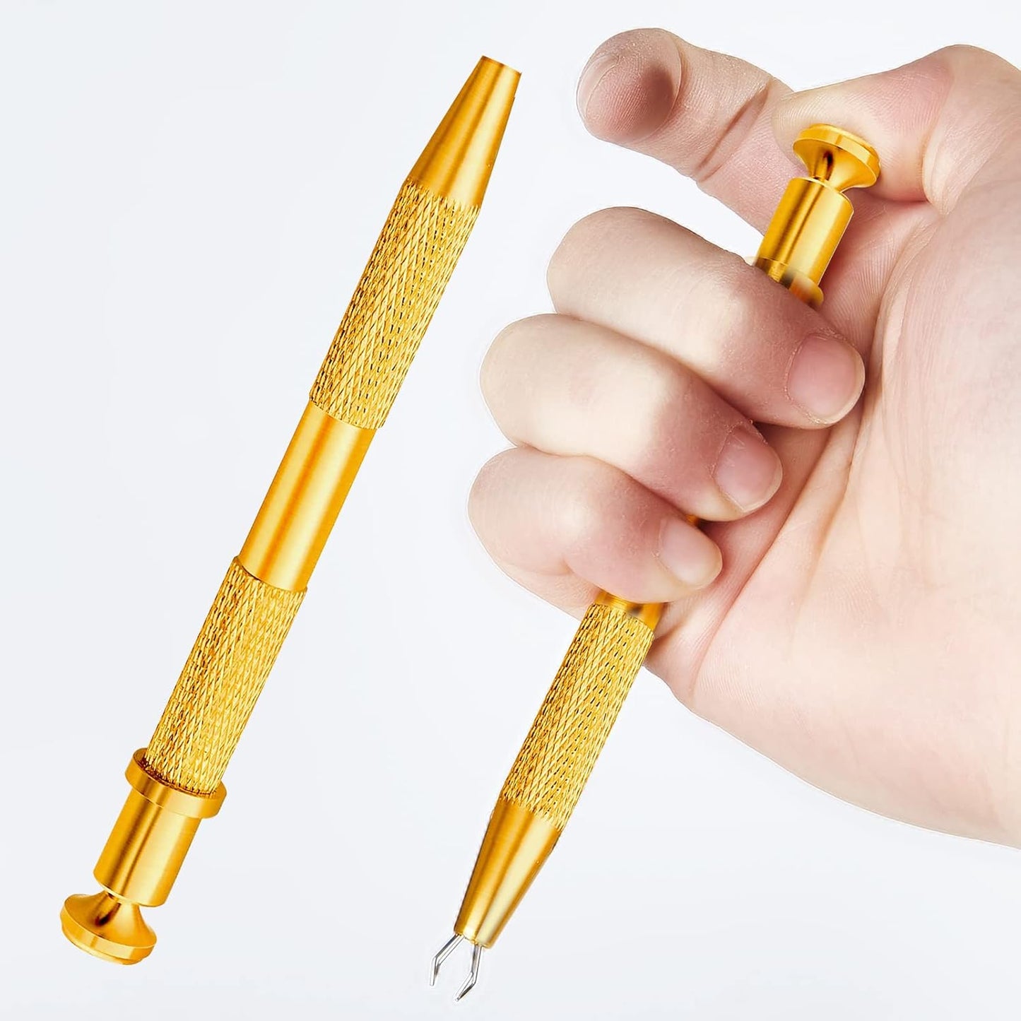 Standard 4.75" Steel Gem Bead Ball Pick Up Holder Tool