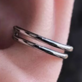 G23 PVD Titanium Double Row Hinged Segment Clicker