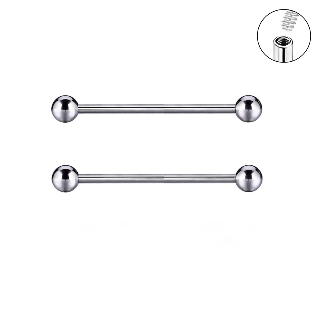 Steel Internally Threaded Industrial Barbell