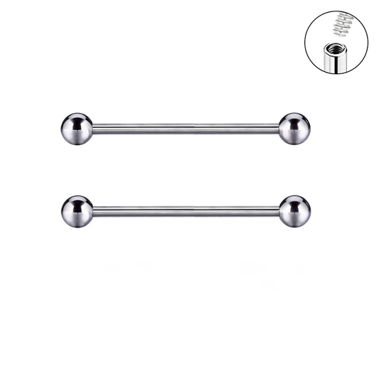 Steel Internally Threaded Industrial Barbell