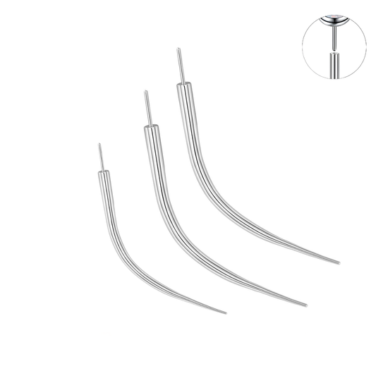 Steel Curved Threadless Pin Insertion Taper