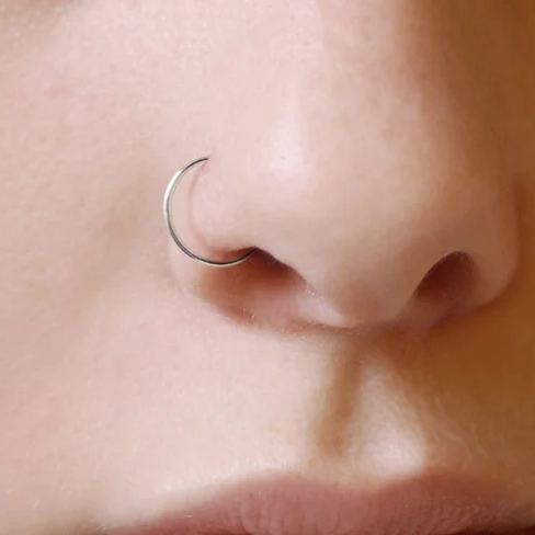 G23 Titanium Clip On Nose Hoop